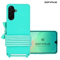 Θήκη Σιλικόνης με Κορδόνι CarryHang Sonique Samsung Galaxy A36 5G Γαλάζιο