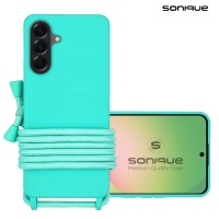 Θήκη Σιλικόνης με Κορδόνι CarryHang Sonique Samsung Galaxy A56 5G Γαλάζιο