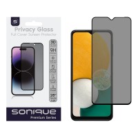 Privacy Glass Sonique Premium Series HD Full Cover 9H Samsung Galaxy A13 4G / Galaxy A13 5G / Galaxy A04s Μαύρο