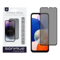 Privacy Glass Sonique Premium Series HD Full Cover 9H Samsung Galaxy A14 4G / Galaxy A14 5G Μαύρο