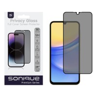 Privacy Glass Sonique Premium Series HD Full Cover 9H Samsung Galaxy A15 4G / Galaxy A15 5G Μαύρο