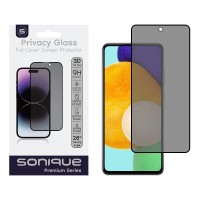 Privacy Glass Sonique Premium Series HD Full Cover 9H Samsung Galaxy A52 4G/5G / Galaxy A52s 5G Μαύρο