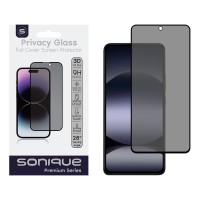 Privacy Glass Sonique Premium Series HD Full Cover 9H Xiaomi Redmi Note 14 5G / Poco M7 Pro 5G Μαύρο