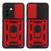 Θήκη Ring Armor CamPro Sonique για Samsung Galaxy A36 5G Κόκκινο