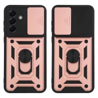 Θήκη Ring Armor CamPro Sonique για Samsung Galaxy A56 5G Ροζ Χρυσό