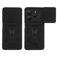 Θήκη Ring Armor CamPro Sonique για Xiaomi Redmi Note 14 5G Μαύρο