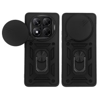 Θήκη Ring Armor CamPro Sonique για Xiaomi Redmi Note 14 Pro 5G / Poco X7 5G Μαύρο