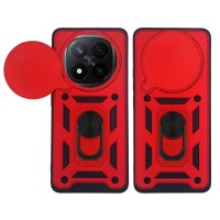 Θήκη Ring Armor CamPro Sonique για Xiaomi Redmi Note 14 Pro Plus 5G Κόκκινο