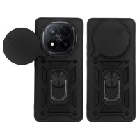 Θήκη Ring Armor CamPro Sonique για Xiaomi Redmi Note 14 Pro Plus 5G Μαύρο