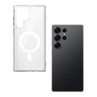 Θήκη Magnetic MagCase Sonique Samsung Galaxy S25 Ultra Διάφανο