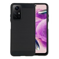Θήκη Σιλικόνης Sonique Carbon Brushed Xiaomi Redmi Note 12s Μαύρο