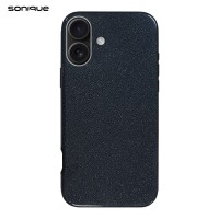 Θήκη Σιλικόνης Sonique Shiny Apple iPhone 16 Plus Μαύρο
