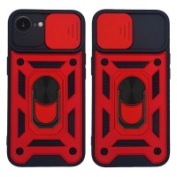 Θήκη Ring Armor CamPro Sonique για Apple iPhone 16e / iPhone 17e Κόκκινο