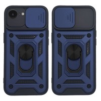 Θήκη Ring Armor CamPro Sonique για Apple iPhone 16e / iPhone 17e Μπλέ