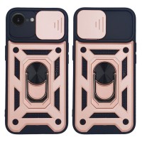 Θήκη Ring Armor CamPro Sonique για Apple iPhone 16e / iPhone 17e Ροζ Χρυσό