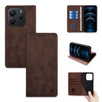 Θήκη Πορτοφόλι Vintage Magnet Wallet Sonique Xiaomi Redmi Note 14 5G Καφέ