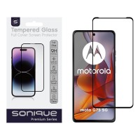 Hardy Glass Sonique Premium Series HD Full Cover 9H Motorola Moto G75 5G Μαύρο