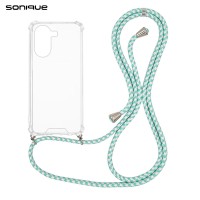 Θήκη Σιλικόνης με Κορδόνι Sonique Armor Clear Xiaomi Poco X7 Pro 5G Rainbow Βεραμάν