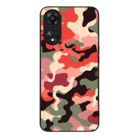 Θήκη Sonique Camouflage Army Series για Oppo A78 5G Κόκκινο