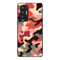 Θήκη Sonique Camouflage Army Series για Oppo Find X3 Neo 5G Κόκκινο