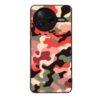 Θήκη Sonique Camouflage Army Series για Xiaomi Poco F7 Pro 5G Κόκκινο