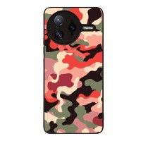 Θήκη Sonique Camouflage Army Series για Xiaomi Poco F7 Ultra 5G Κόκκινο