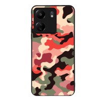 Θήκη Sonique Camouflage Army Series για Xiaomi Redmi 13C 4G / Poco C65 4G Κόκκινο