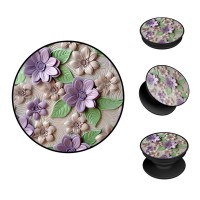 Pop Holder Sonique 3D Flower Series Βιολετί