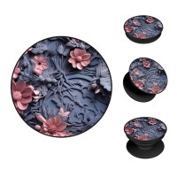 Pop Holder Sonique 3D Flower Series Ροζ 02