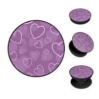 Pop Holder Sonique Heart Series Βιολετί