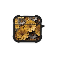 Θήκη Σιλικόνης Sonique 3D Flower Series για AirPods 4 Κίτρινο