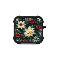 Θήκη Σιλικόνης Sonique 3D Flower Series για AirPods 4 Πράσινο
