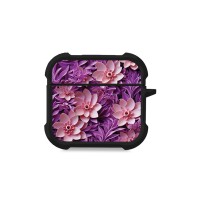 Θήκη Σιλικόνης Sonique 3D Flower Series για AirPods 4 Ροζ