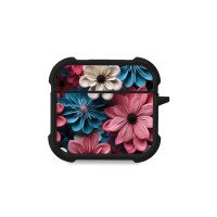 Θήκη Σιλικόνης Sonique 3D Flower Series για AirPods 4 Ροζ 01