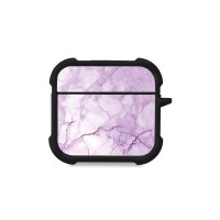 Θήκη Σιλικόνης Sonique Marble Series για AirPods 4 Βιολετί