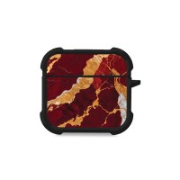 Θήκη Σιλικόνης Sonique Marble Series για AirPods 4 Κόκκινο