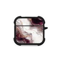 Θήκη Σιλικόνης Sonique Marble Series για AirPods 4 Μπορντώ