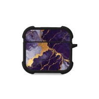 Θήκη Σιλικόνης Sonique Marble Series για AirPods 4 Μωβ