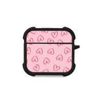 Θήκη Σιλικόνης Sonique Heart Series για AirPods 4 Ροζ