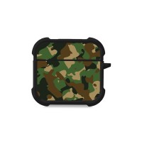 Θήκη Σιλικόνης Sonique Camouflage Army Series για AirPods 4 Πράσινο