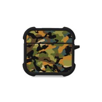 Θήκη Σιλικόνης Sonique Camouflage Army Series για AirPods 4 Πράσινο 01