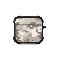 Θήκη Σιλικόνης Sonique Camouflage Army Series για AirPods 4 Μπεζ
