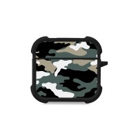 Θήκη Σιλικόνης Sonique Camouflage Army Series για AirPods 4 Χακί