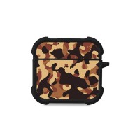 Θήκη Σιλικόνης Sonique Camouflage Army Series για AirPods 4 Καφέ 01
