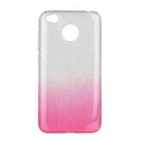 Θήκη Shining TPU Xiaomi Redmi Note 5A Prime Ροζ-Διάφανο