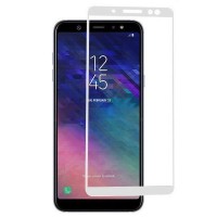 5D Full Glue 9H Glass Samsung H/Q Galaxy A6 Plus / Galaxy J8 2018 Λευκό