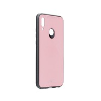 Glass Case Huawei Y7 2019 Ροζ