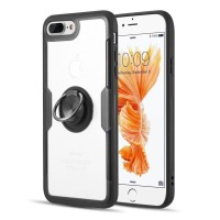 Carbon Clear Ring TPU Apple iPhone 6/6s Μαύρο