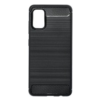 Θήκη Σιλικόνης Carbon TPU Fiber Brushed Samsung Galaxy A41 Μαύρο