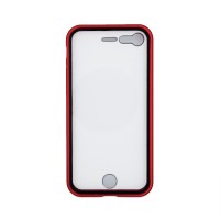 Μαγνητική Θήκη 360° front back Apple iPhone 7 / iPhone 8 / iPhone SE 2020 / iPhone SE 2022 Κόκκινο